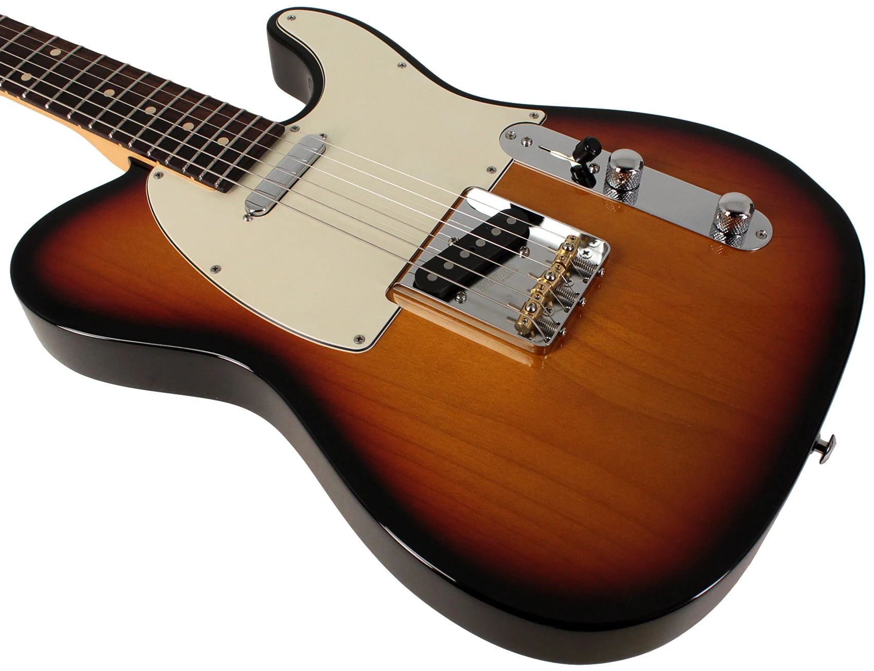 Suhr Classic T Antique Guitar, 3 Tone Burst, Rosewood - Image 4