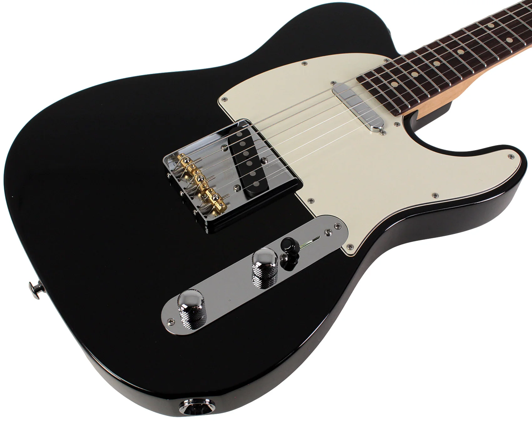 Suhr Classic T Antique Guitar, Black, Rosewood - Image 2