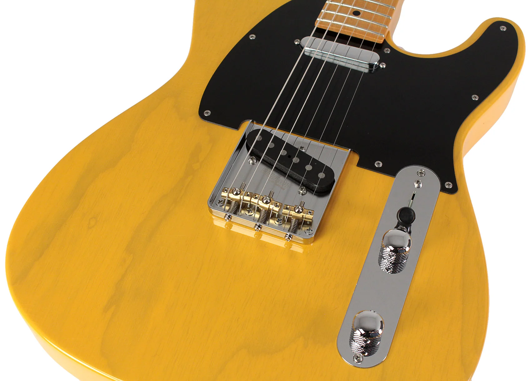 Suhr Classic T Antique Guitar, Butterscotch Blonde - Image 3
