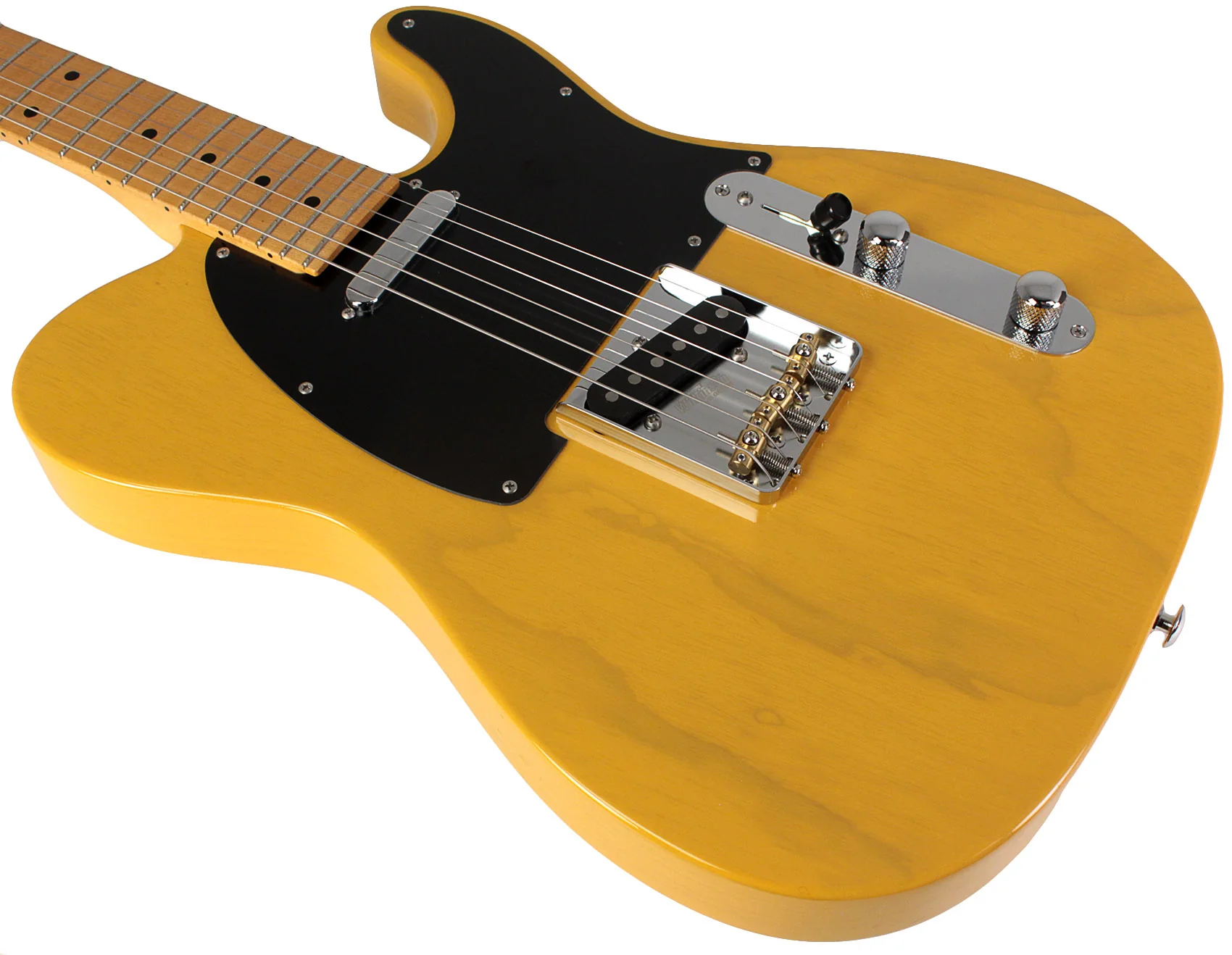 Suhr Classic T Antique Guitar, Butterscotch Blonde - Image 4