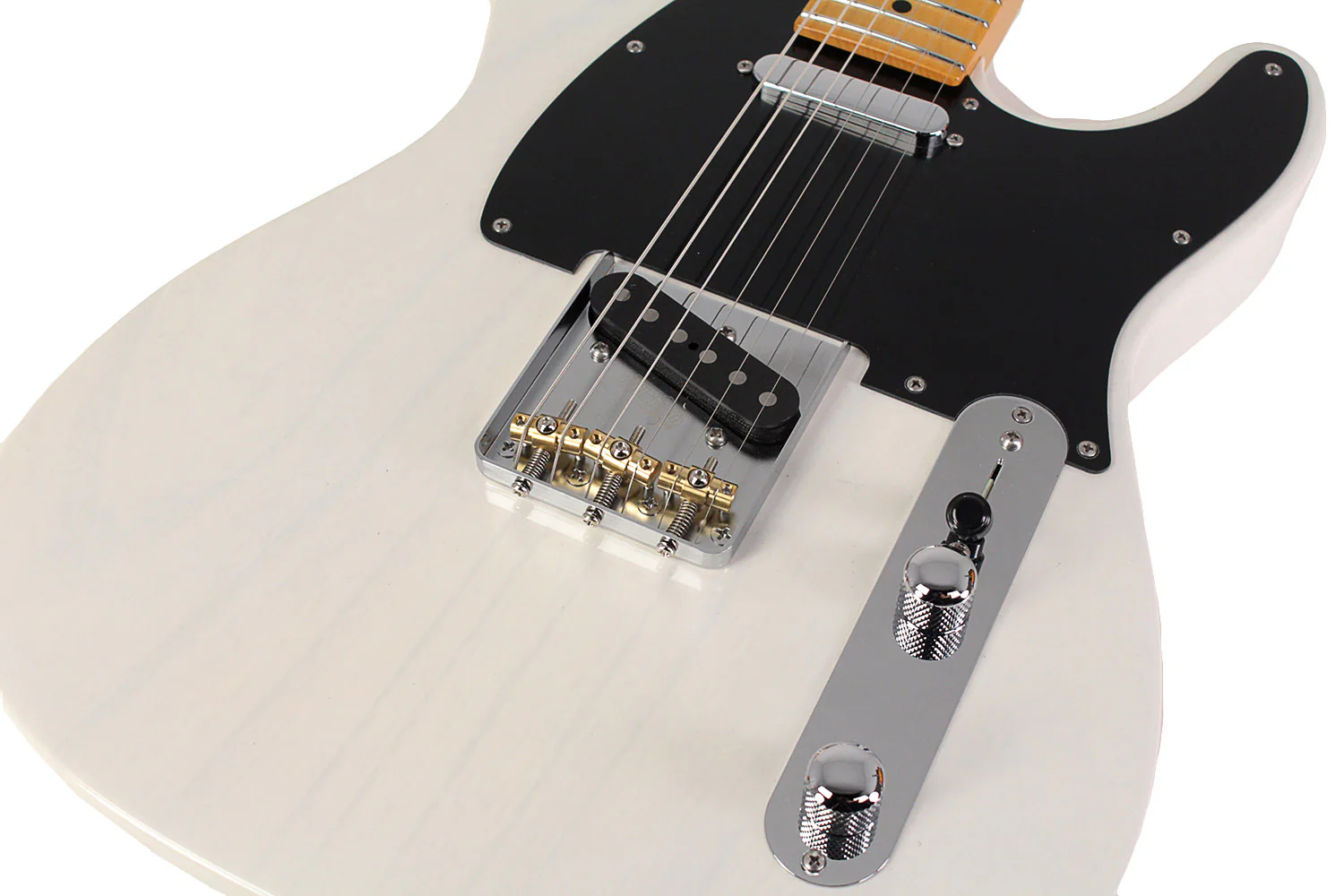 Suhr Classic T Antique Guitar, Trans White - Image 3