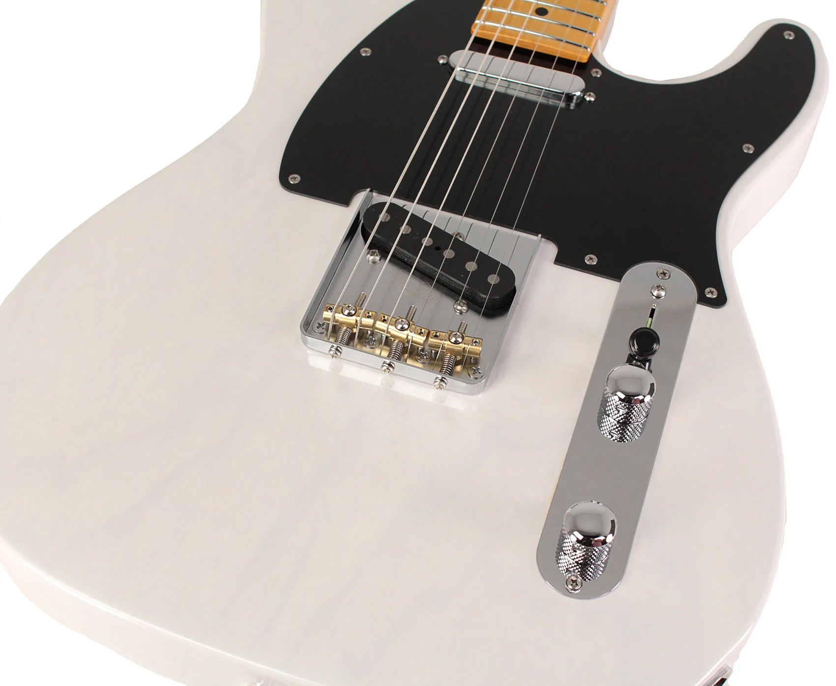 Suhr Classic T Antique Guitar, Trans White - Image 3