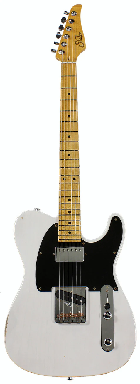 Suhr Classic T Antique Guitar - Trans White, HS - Image 2