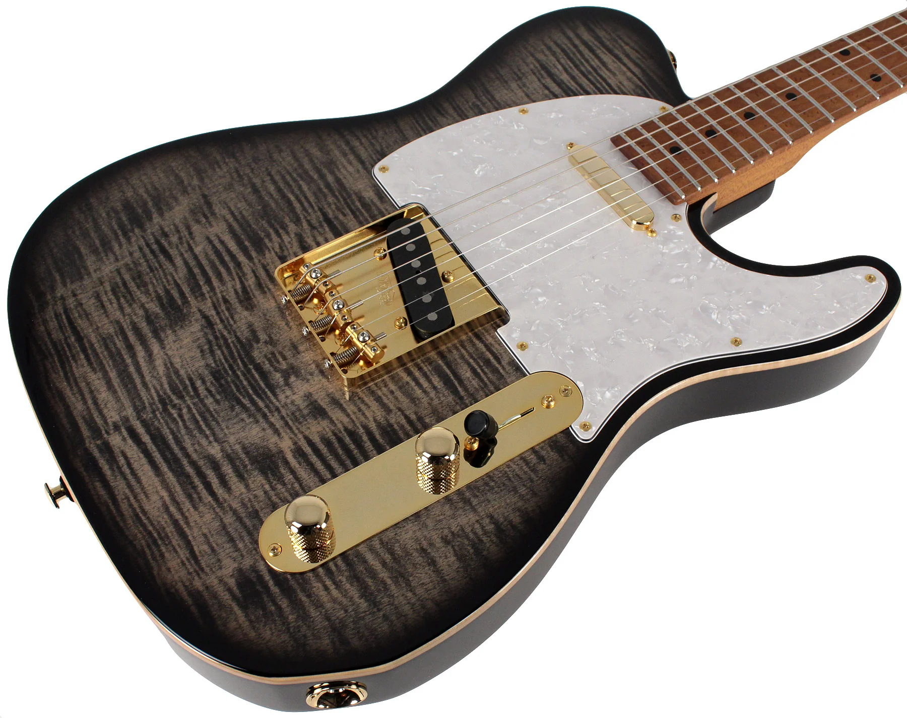 Suhr Classic T Deluxe Guitar, Limited Edition, Charcoal Burst - Image 2