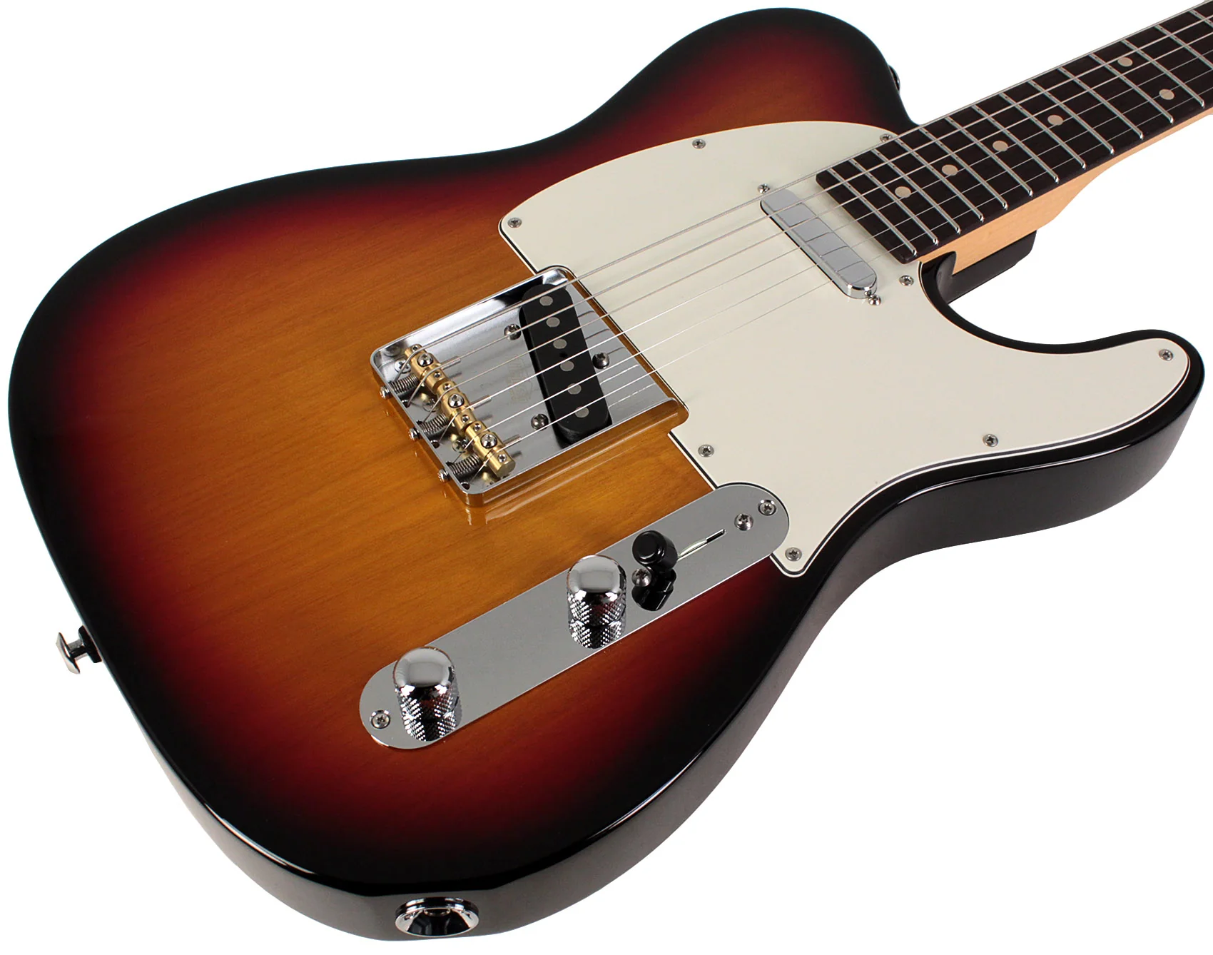 Suhr Classic T Guitar, Alder, 3 Tone Burst, Rosewood - Image 2