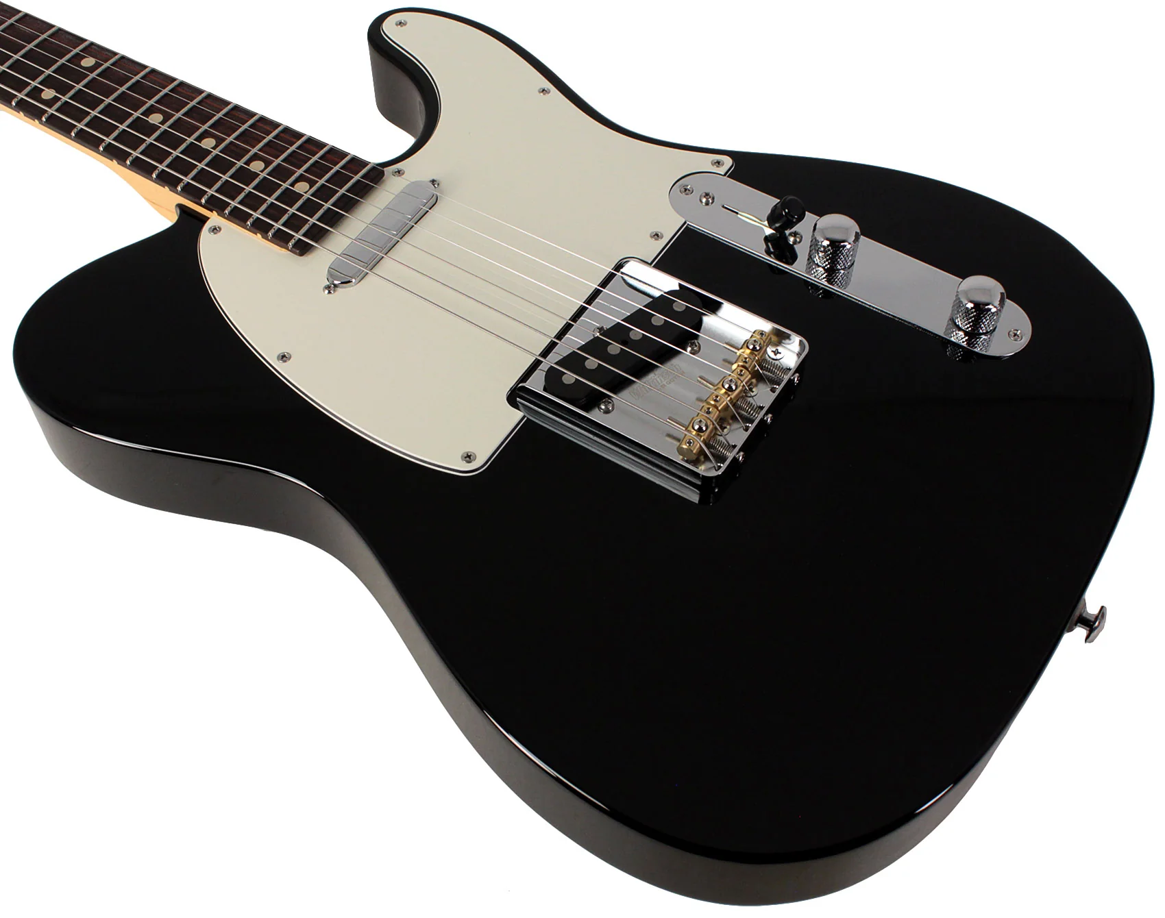 Suhr Classic T Guitar, Alder, Black, Rosewood - Image 4