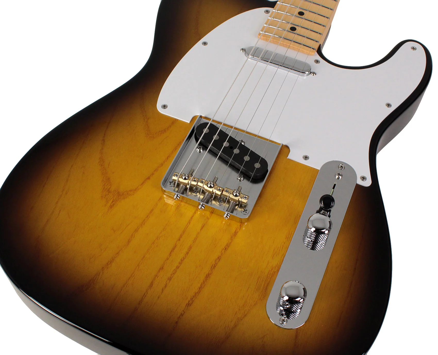 Suhr Classic T Guitar, Swamp Ash, 2 Tone Tobacco Burst - Image 3
