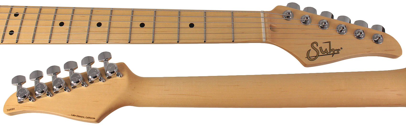Suhr Classic T Guitar, Swamp Ash, Trans White - Image 6