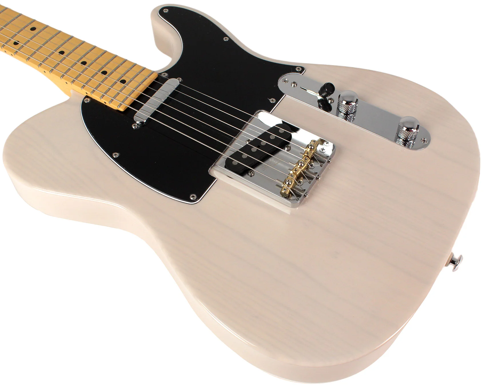 Suhr Classic T Guitar, Swamp Ash, Trans White - Image 3