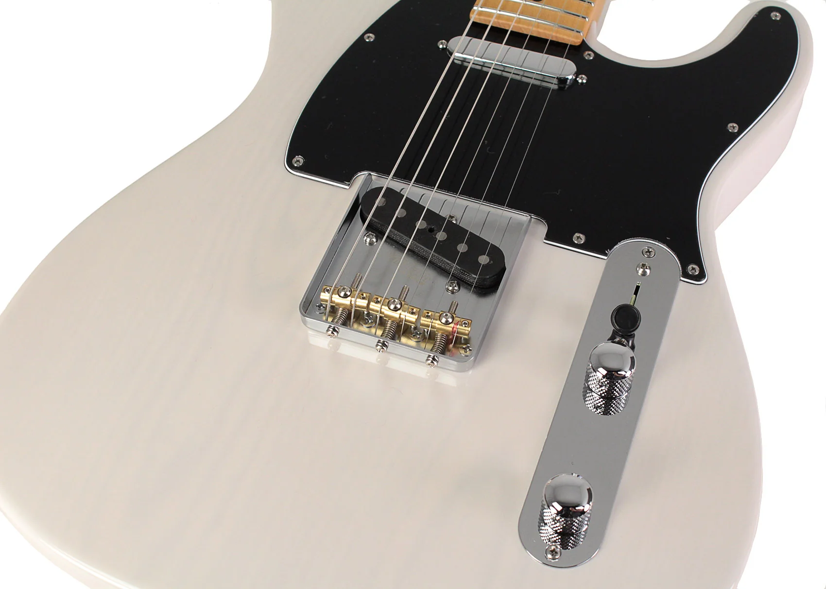 Suhr Classic T Guitar, Swamp Ash, Trans White - Image 3