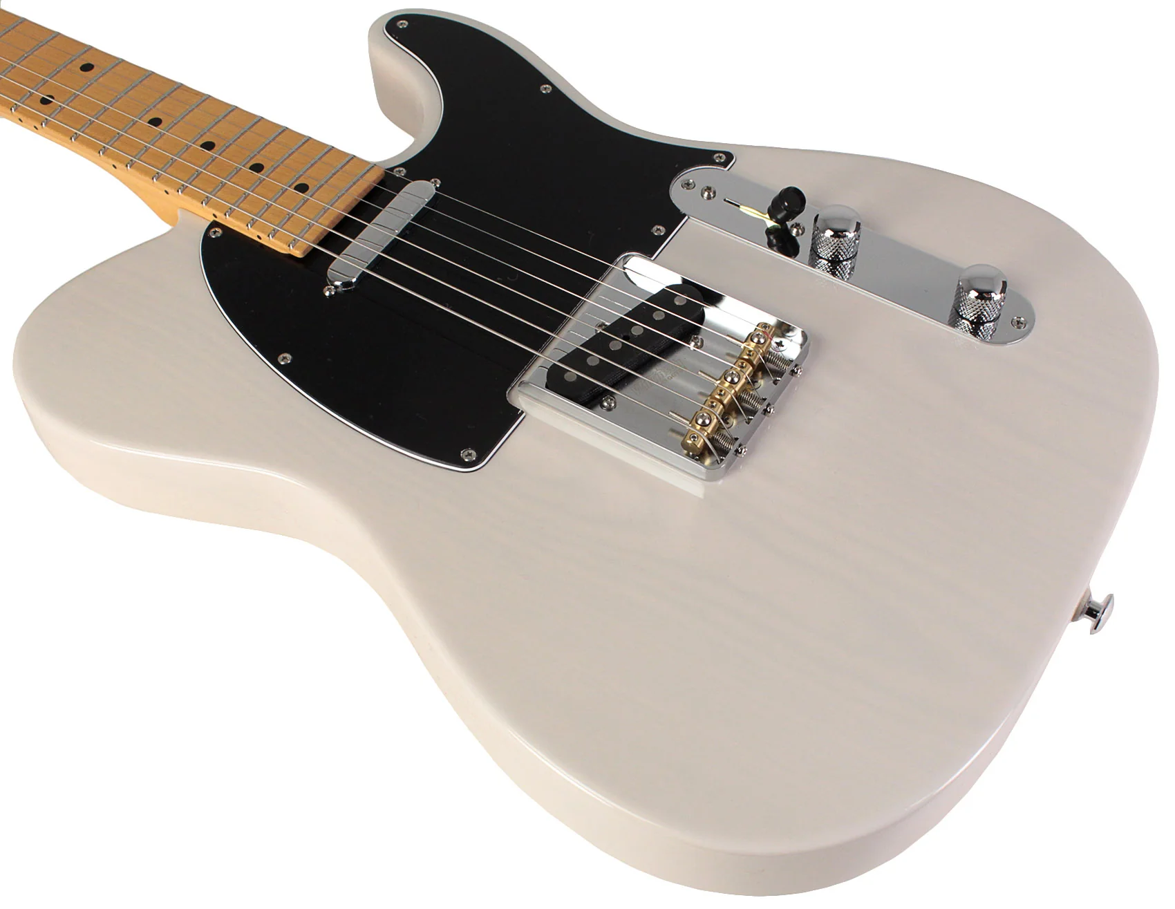 Suhr Classic T Guitar, Swamp Ash, Trans White - Image 4