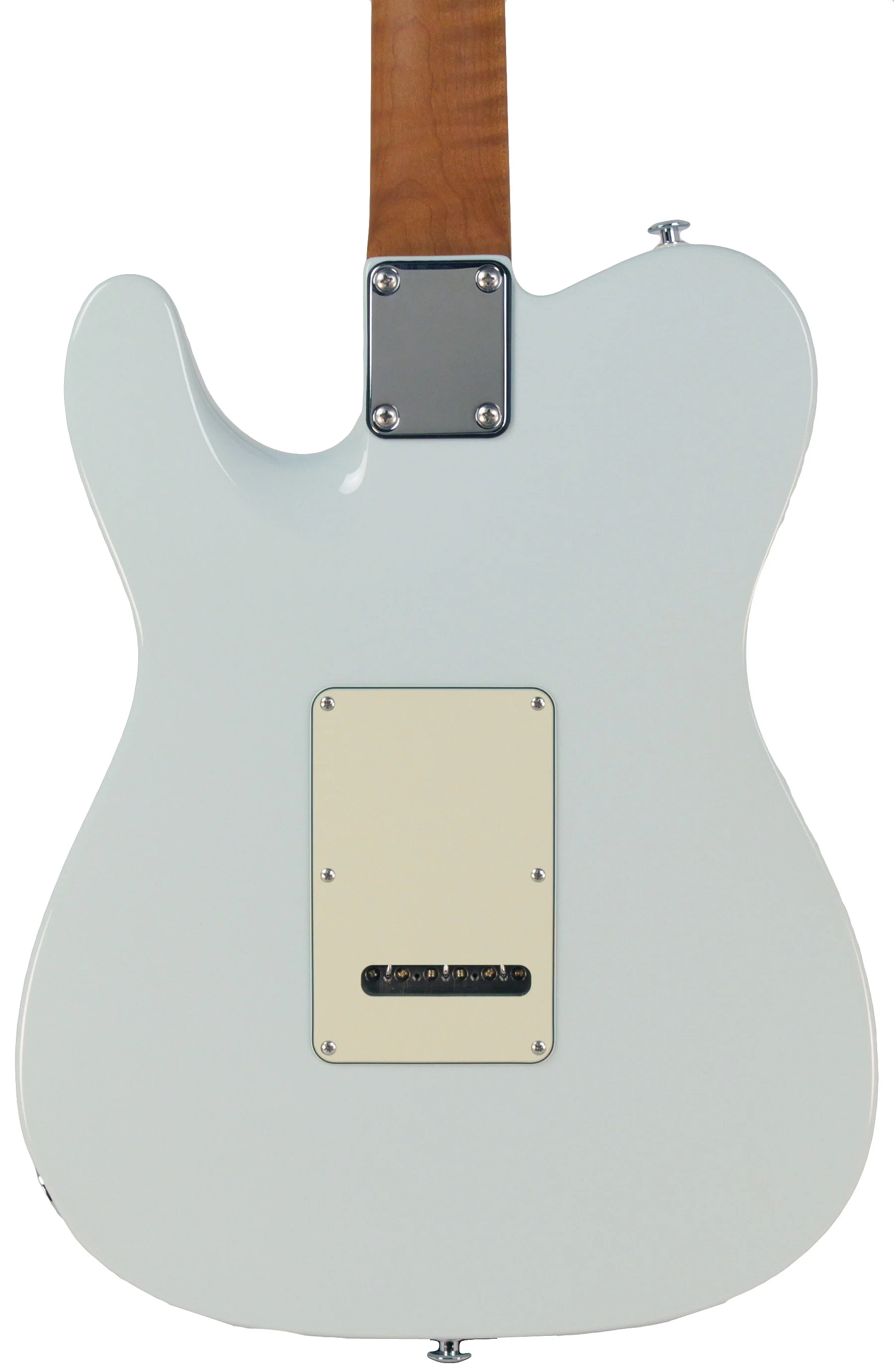 Suhr Classic T HH Roasted Select Guitar, Flamed, Maple, Sonic Blue - Image 7