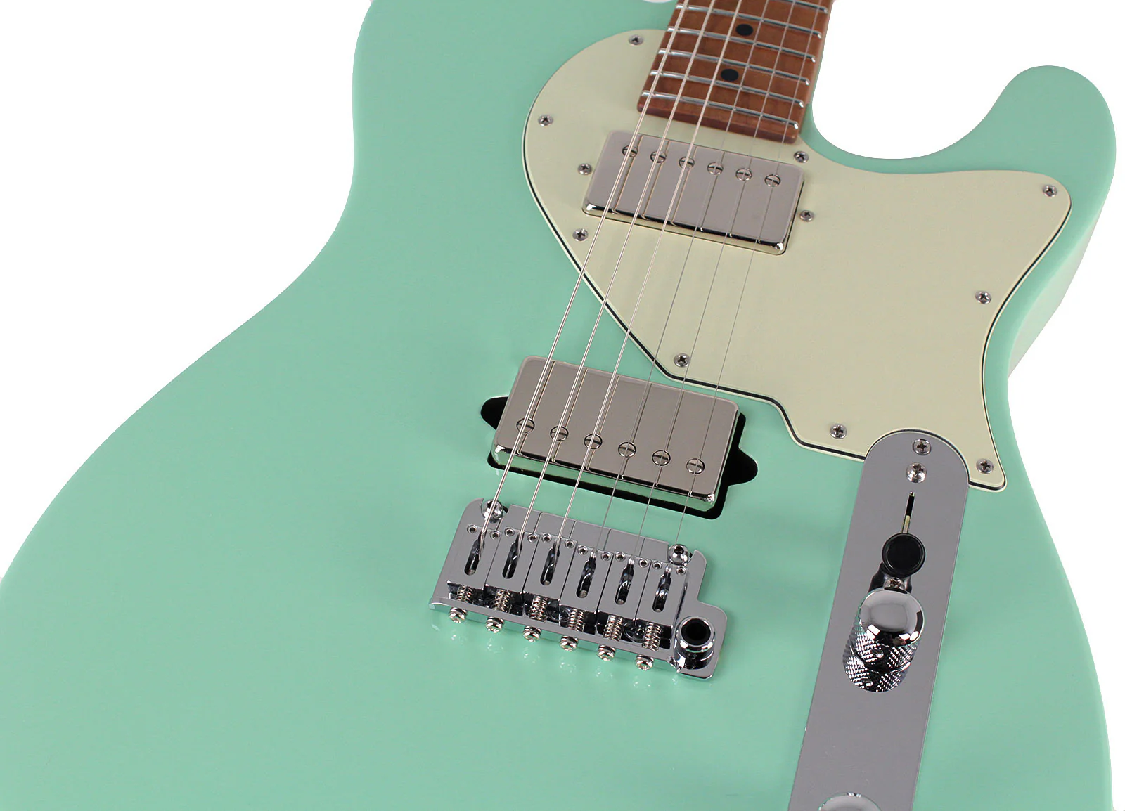 Suhr Classic T HH Roasted Select Guitar, Maple, Surf Green - Image 3