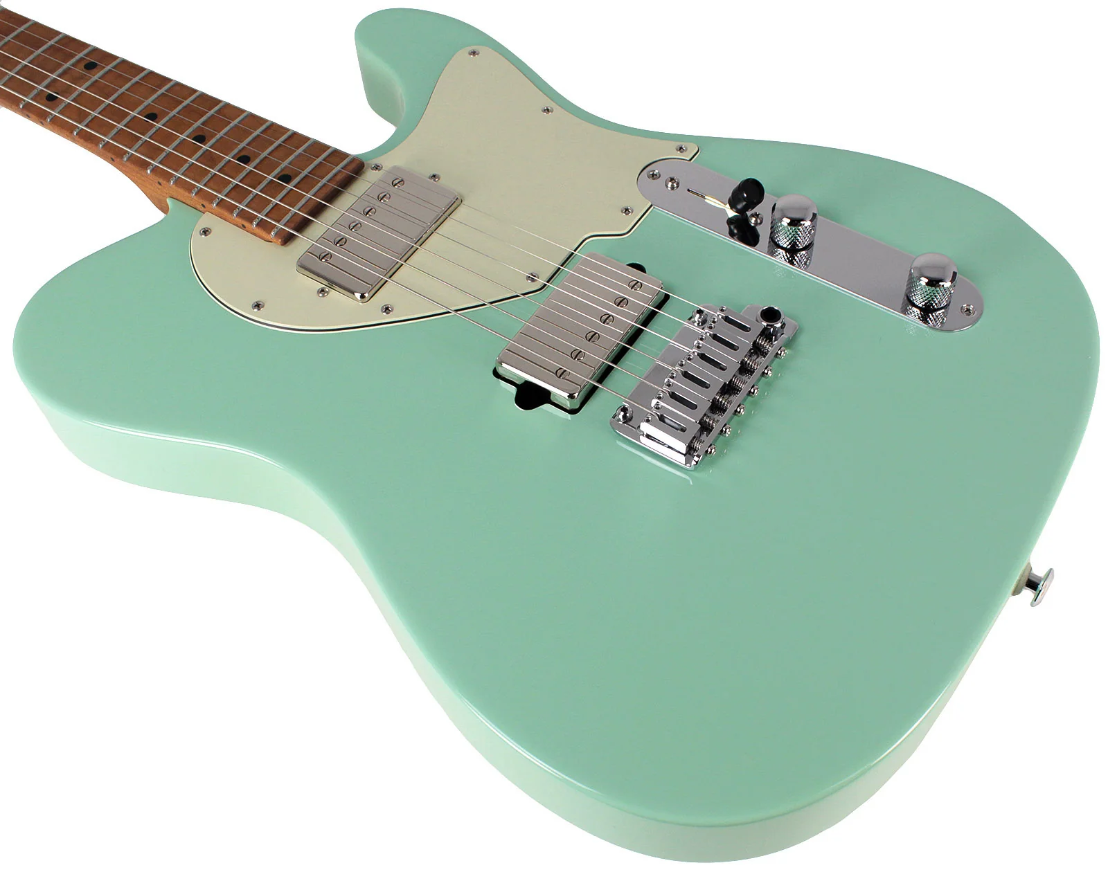 Suhr Classic T HH Roasted Select Guitar, Maple, Surf Green - Image 4
