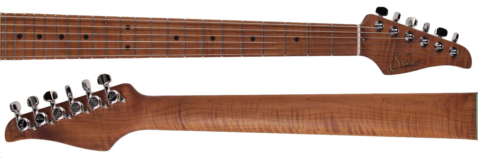 Suhr Classic T HH Roasted Select Guitar, Maple, Surf Green - Image 7