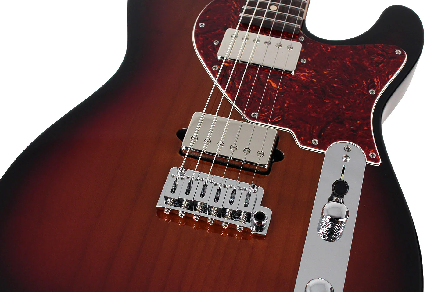 Suhr Classic T HH Roasted Select Guitar, Flamed, Rosewood, 3-Tone Burst - Image 3