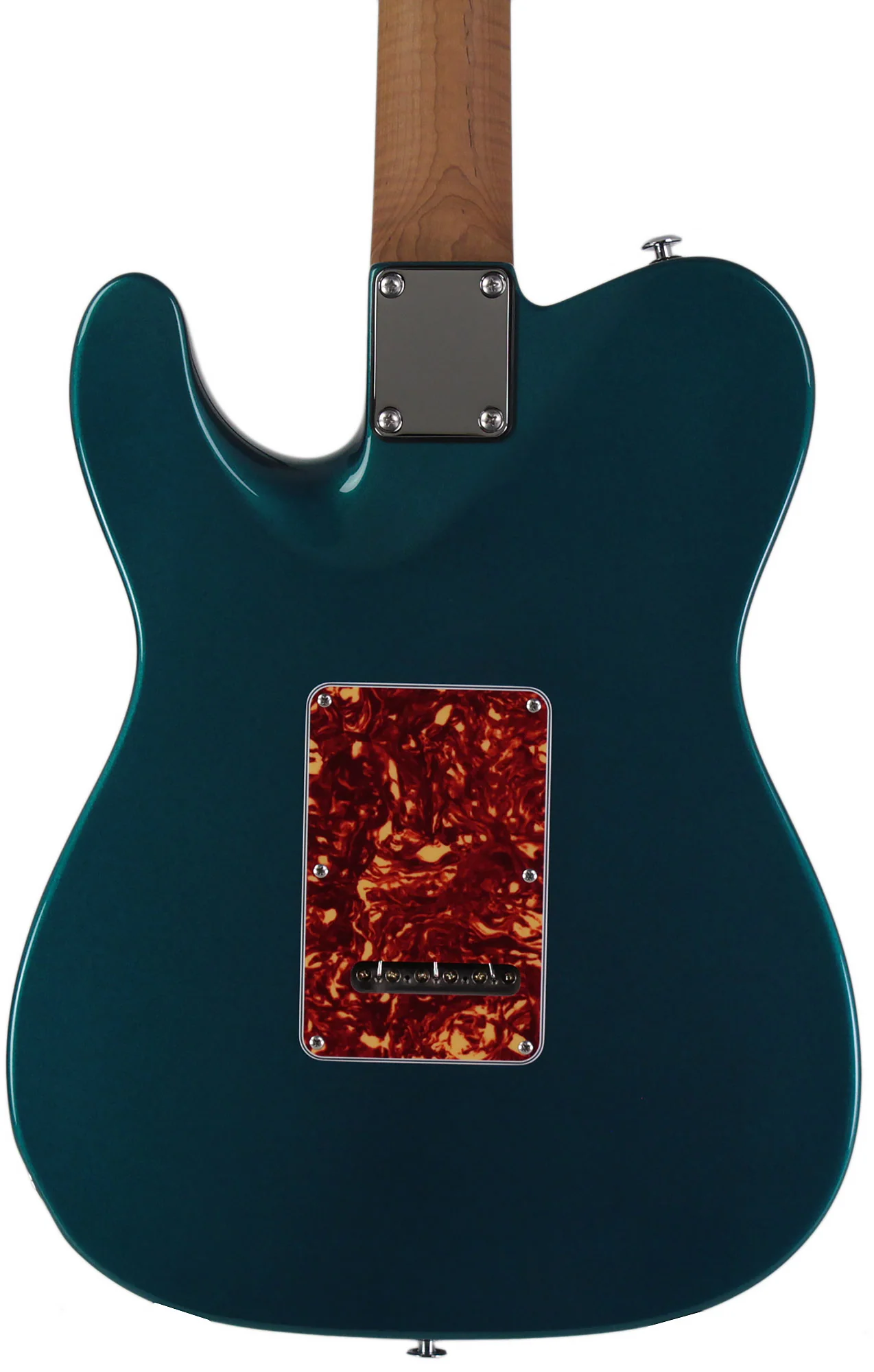 Suhr Classic T HH Roasted Select Guitar, Flamed, Rosewood, Ocean Turquoise - Image 5