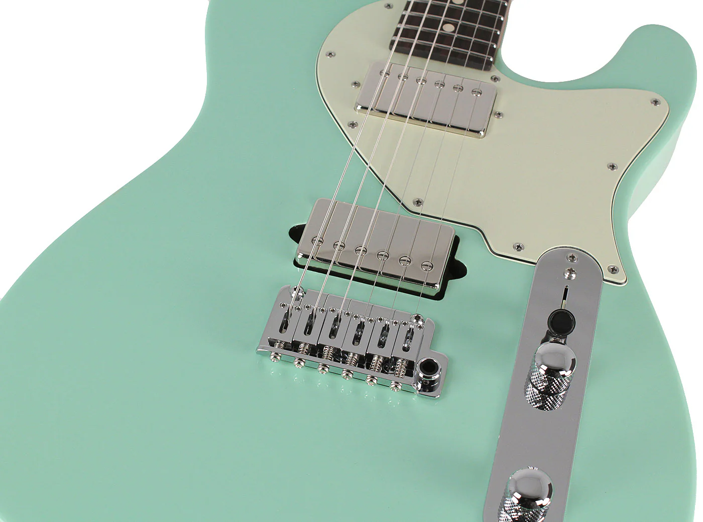 Suhr Classic T HH Roasted Select Guitar, Flamed, Rosewood, Surf Green - Image 3