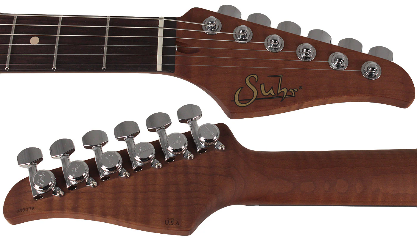 Suhr Classic T HH Guitar, Roasted Body and Neck, Flamed, Rosewood, Surf Green - Image 7