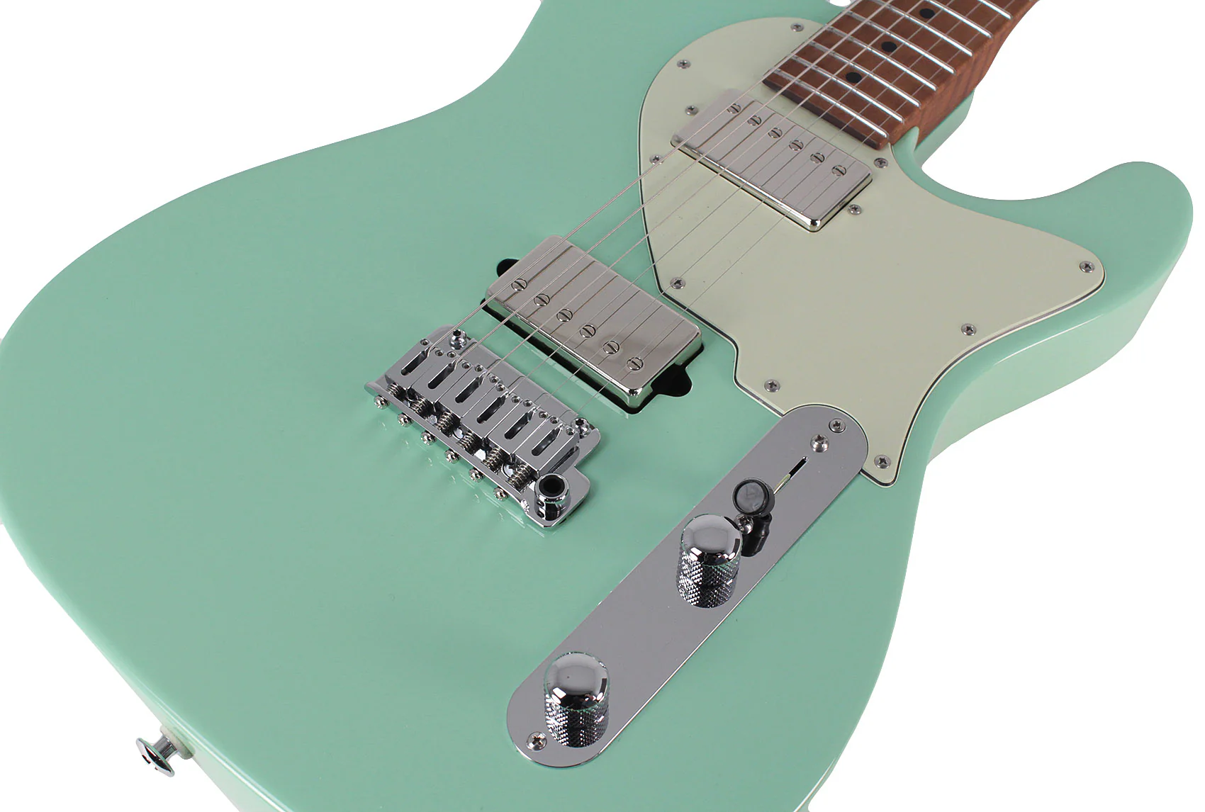 Suhr Classic T HH Roasted Select Guitar, Maple, Surf Green - Image 3