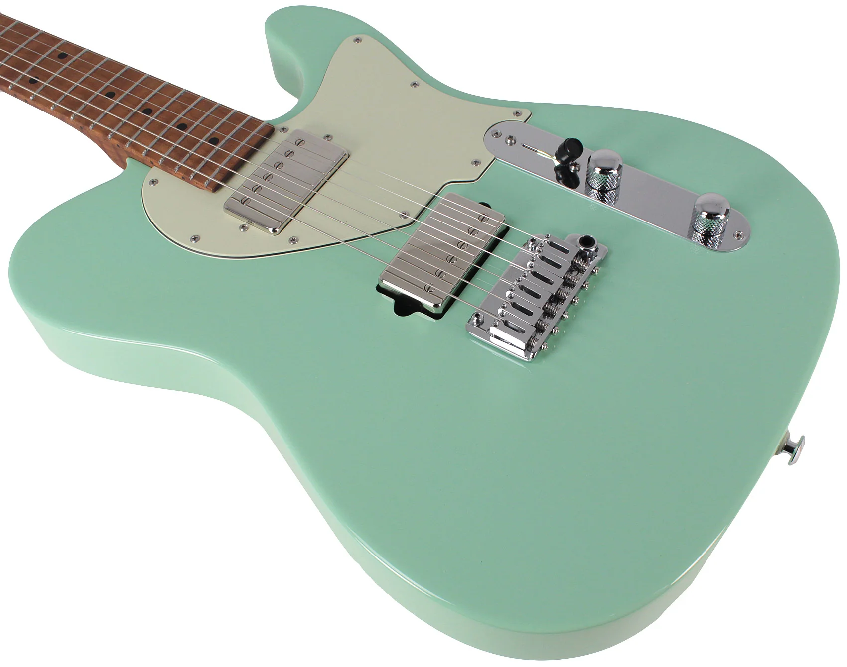 Suhr Classic T HH Roasted Select Guitar, Maple, Surf Green - Image 4