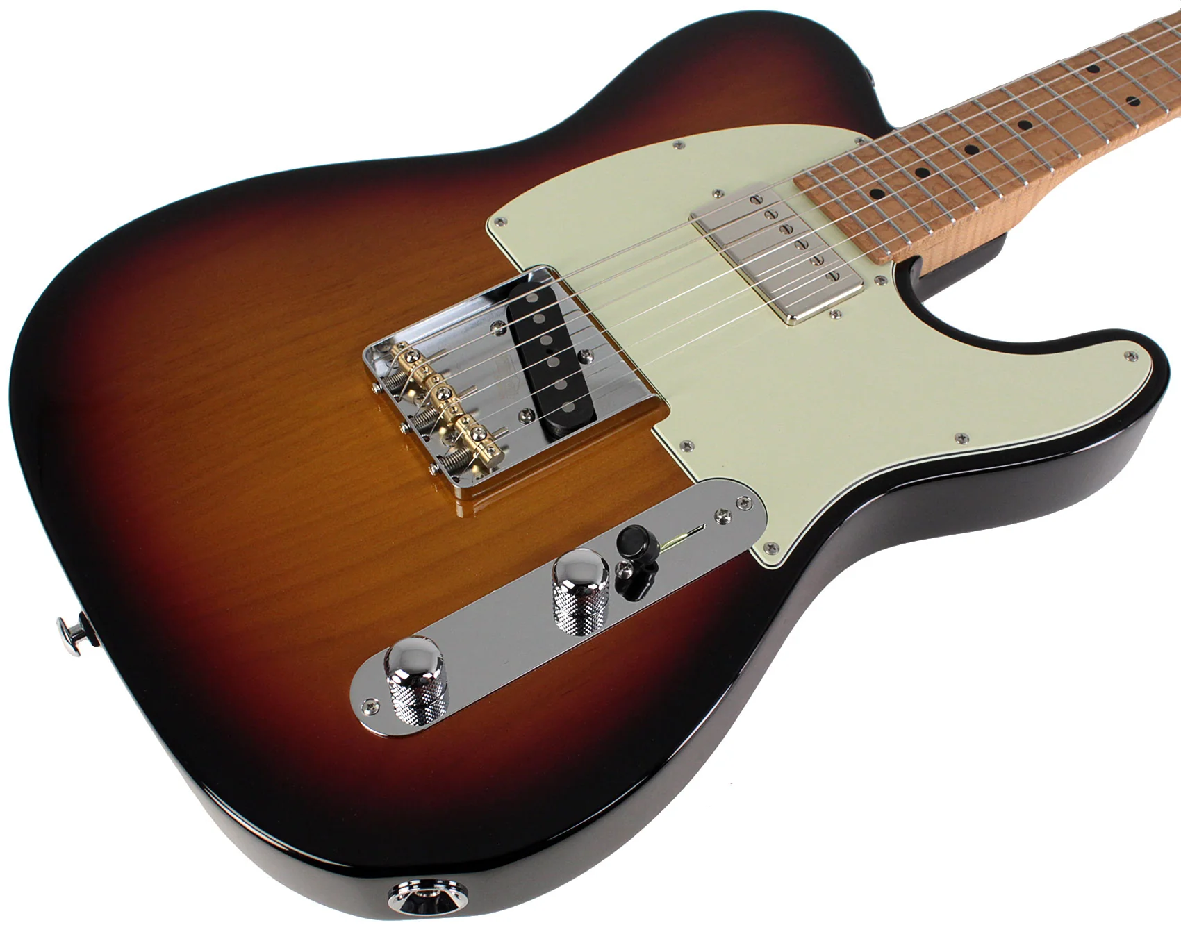 Suhr Select Classic T HS Roasted Select Guitar, Roasted Flamed Neck, Maple, 3-Tone Burst - Image 2