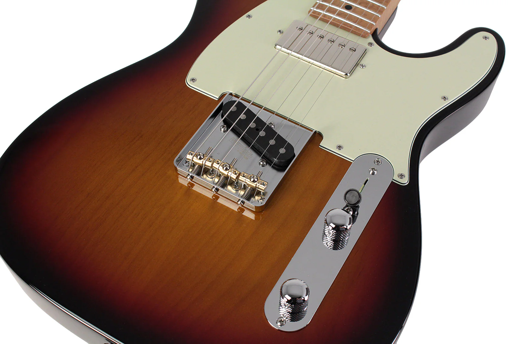 Suhr Select Classic T HS Roasted Select Guitar, Roasted Flamed Neck, Maple, 3-Tone Burst - Image 3