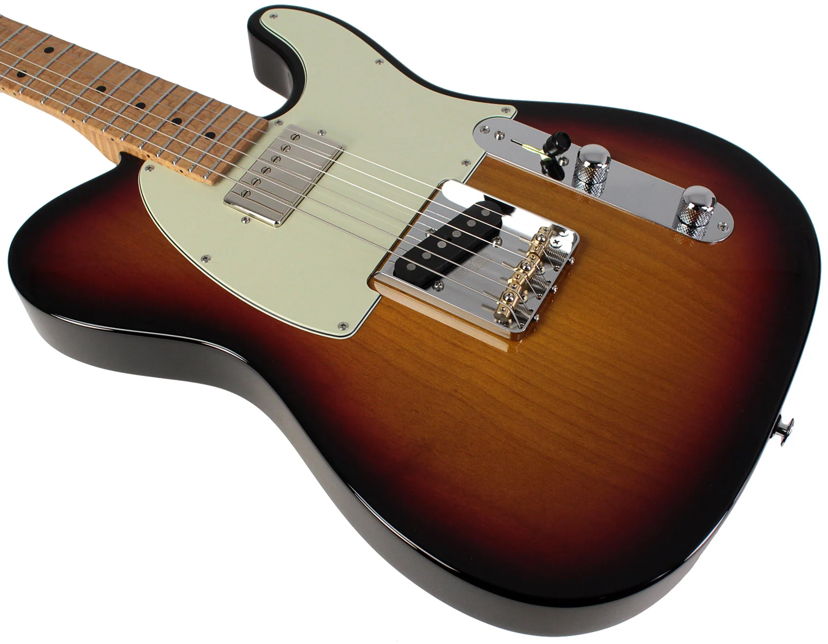 Suhr Select Classic T HS Roasted Select Guitar, Roasted Flamed Neck, Maple, 3-Tone Burst - Image 4