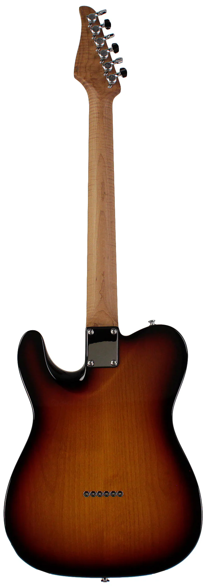 Suhr Select Classic T HS Roasted Select Guitar, Roasted Flamed Neck, Maple, 3-Tone Burst - Image 6