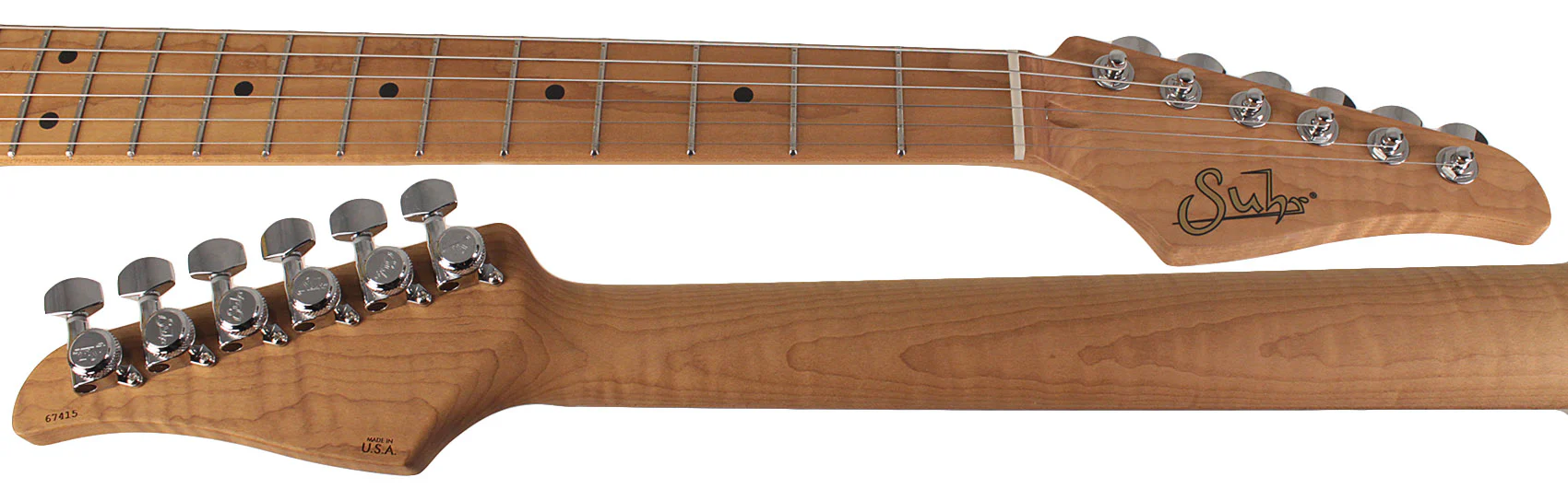 Suhr Select Classic T HS Roasted Guitar, Roasted Neck, Maple, Olympic White - Image 8