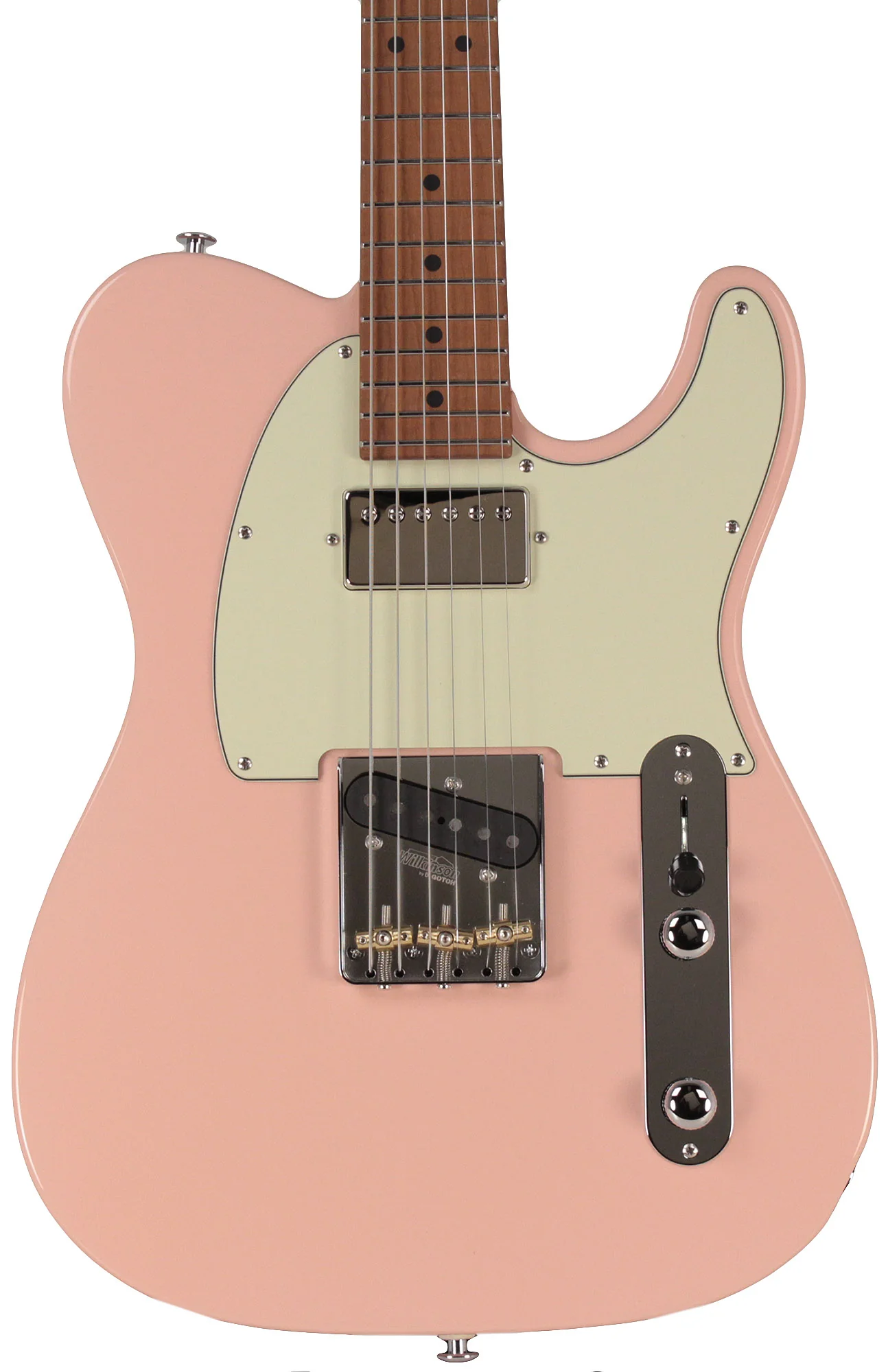 Suhr Classic T HS Roasted Select Guitar, Maple, Shell Pink - Image 5