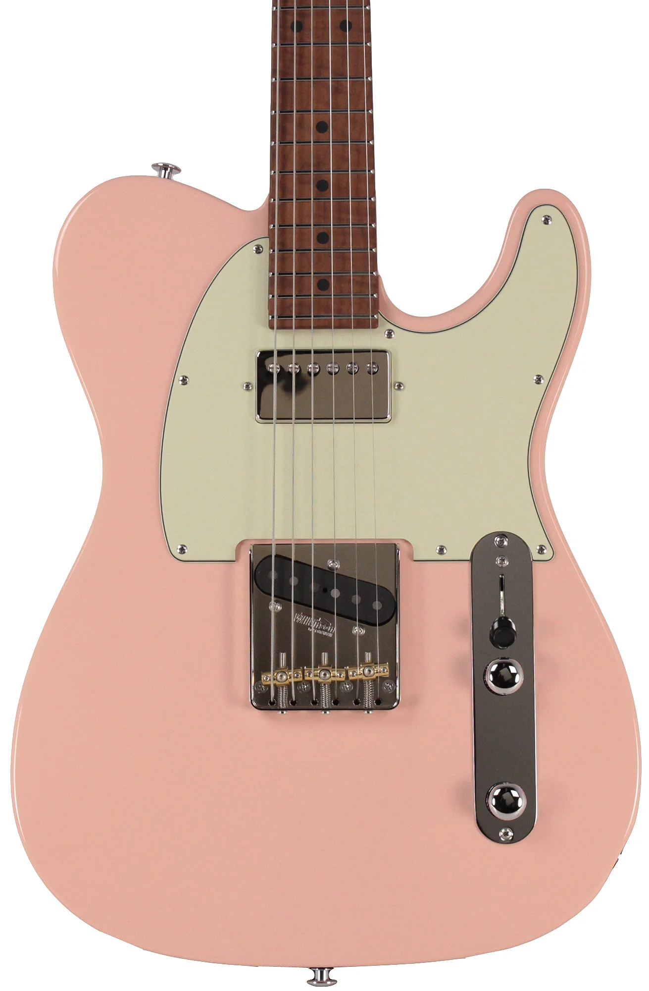 Suhr Classic T HS Roasted Select Guitar, Flamed, Maple, Shell Pink - Image 6