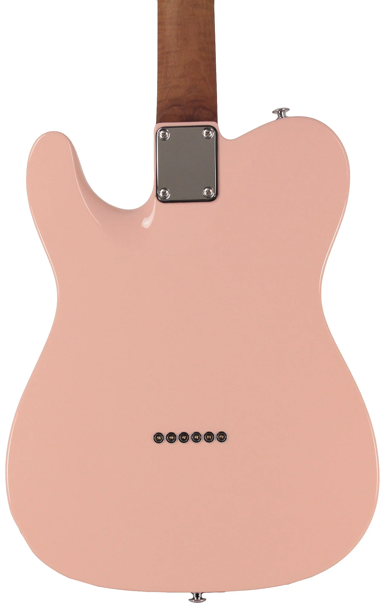 Suhr Classic T HS Roasted Select Guitar, Flamed, Maple, Shell Pink - Image 7