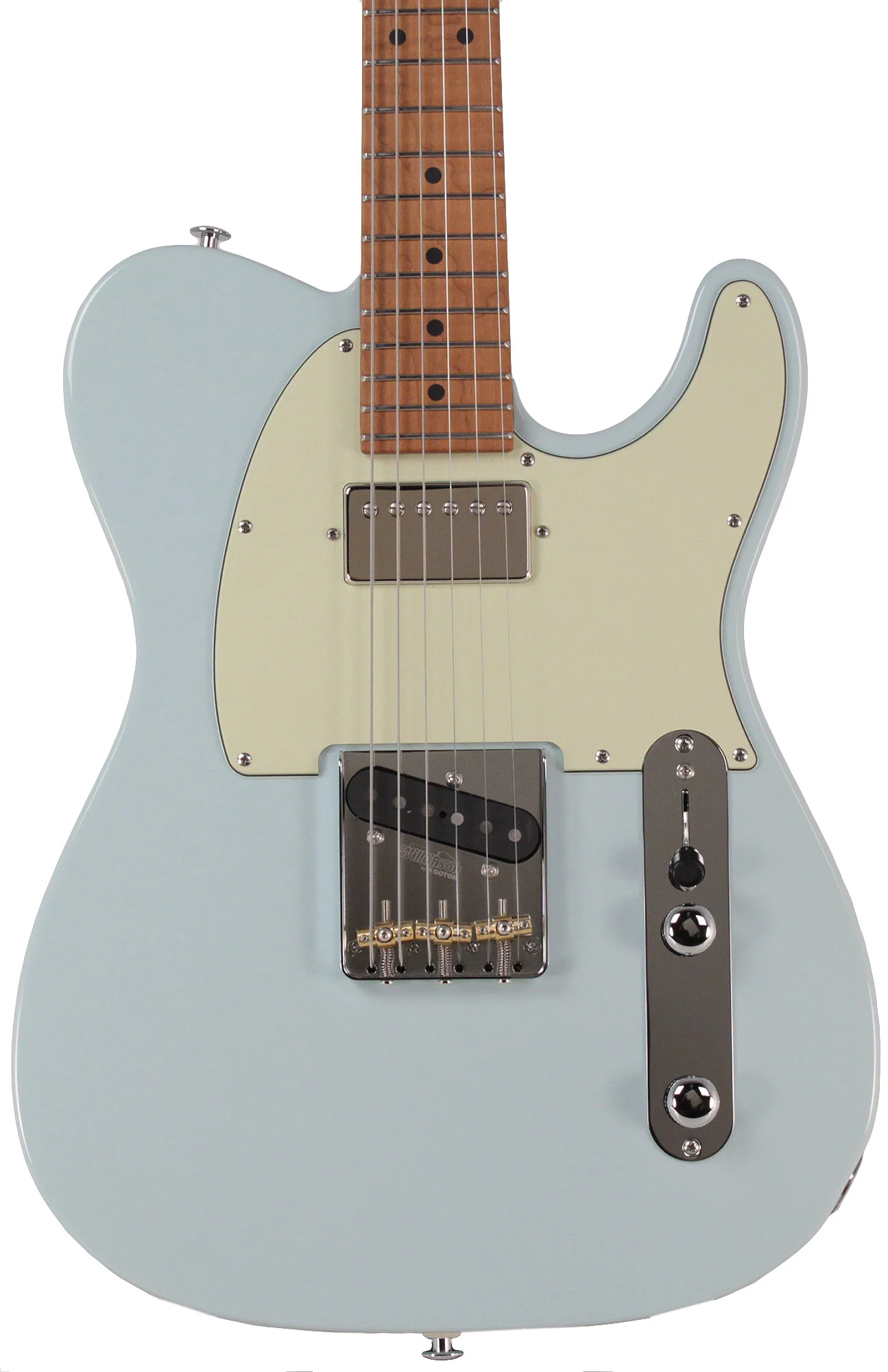 Suhr Classic T HS Roasted Select Guitar, Maple, Sonic Blue - Image 5