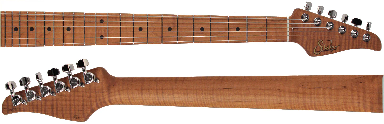Suhr Classic T HS Roasted Select Guitar, Maple, Sonic Blue - Image 7