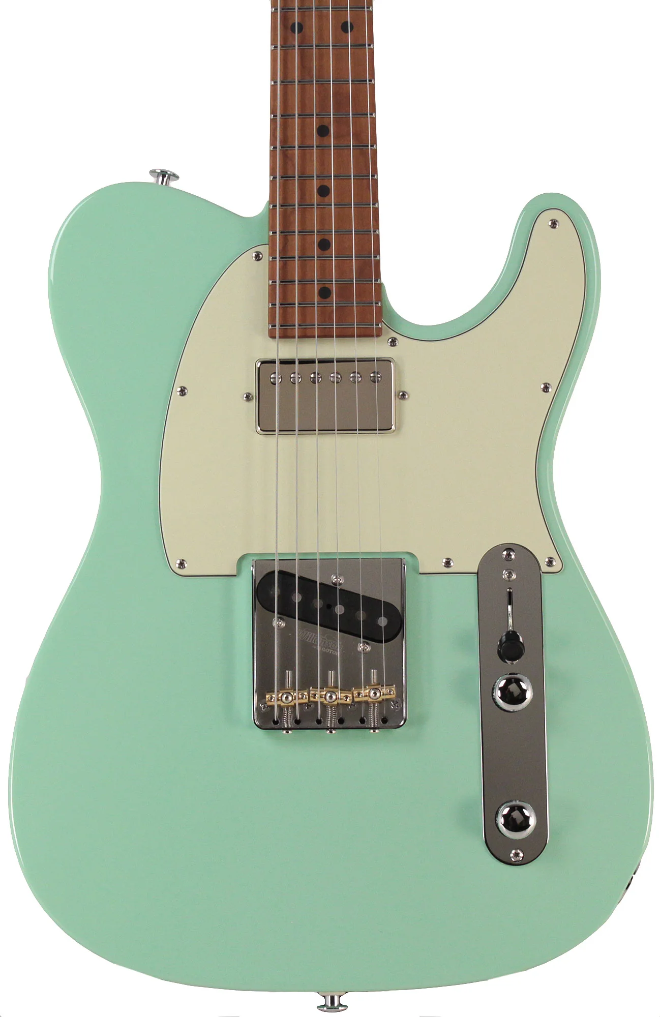 Suhr Classic T HS Roasted Select Guitar, Maple, Surf Green - Image 5
