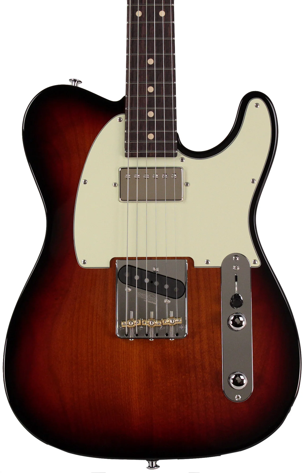 Suhr Classic T HS Roasted Select Guitar, Flamed, Rosewood, 3-Tone Burst - Image 6