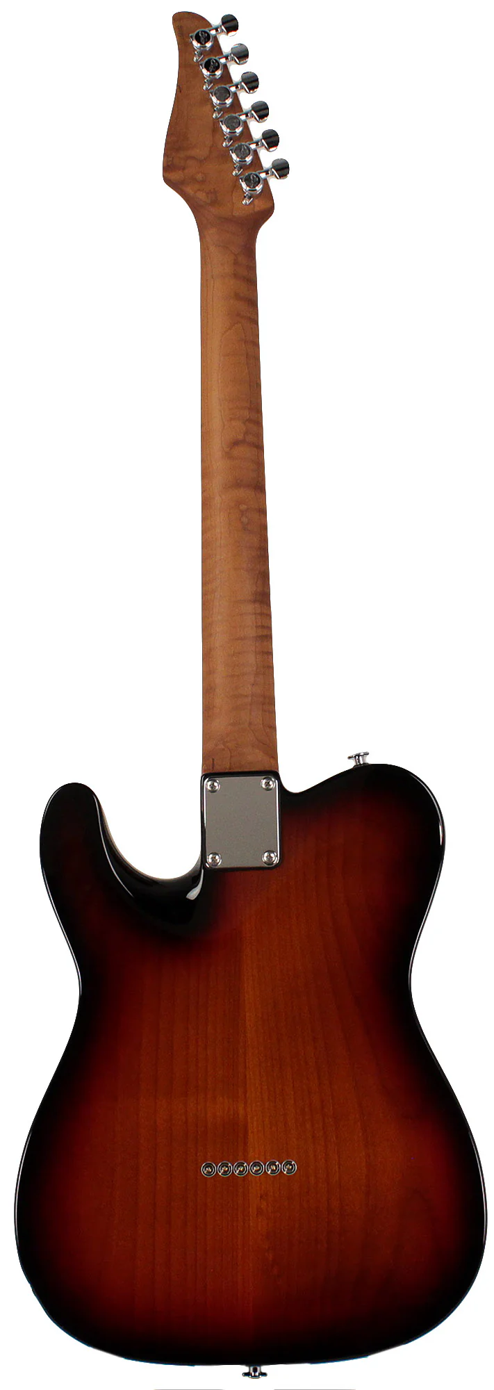 Suhr Classic T HS Roasted Select Guitar, Flamed, Rosewood, 3-Tone Burst - Image 7