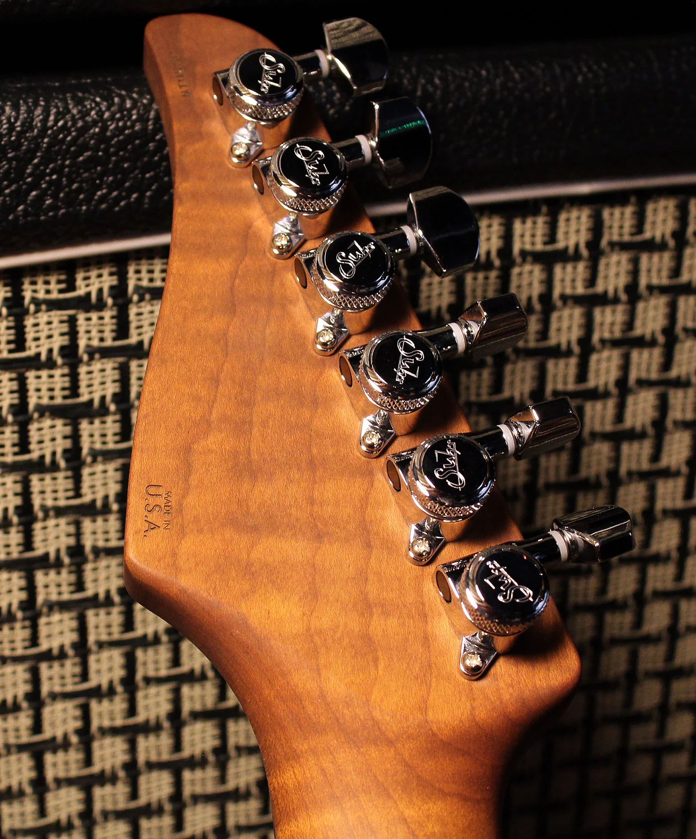 Suhr Classic T HS Roasted Select Guitar, Flamed, Rosewood, Ocean Turquoise - Image 8