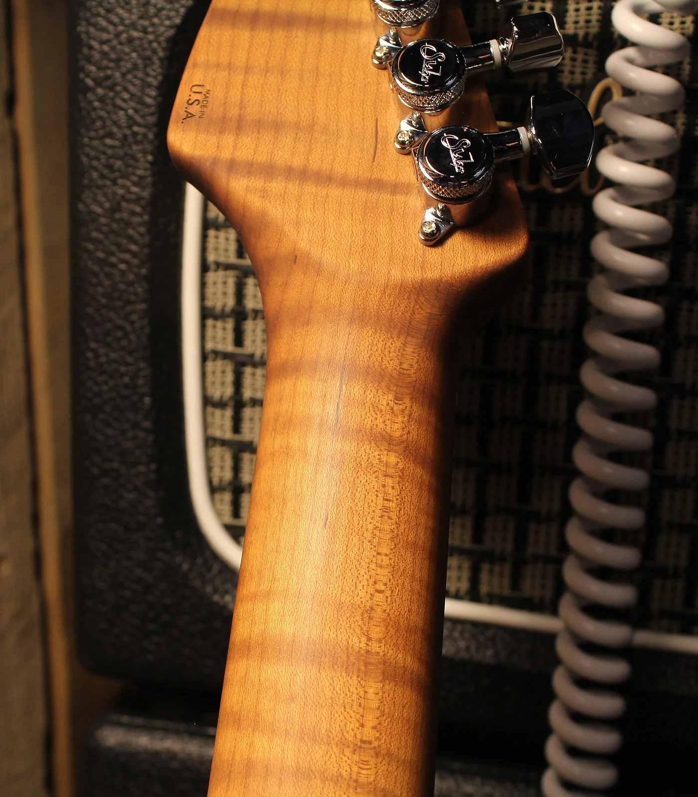 Suhr Classic T HS Roasted Select Guitar, Flamed, Rosewood, Ocean Turquoise - Image 8