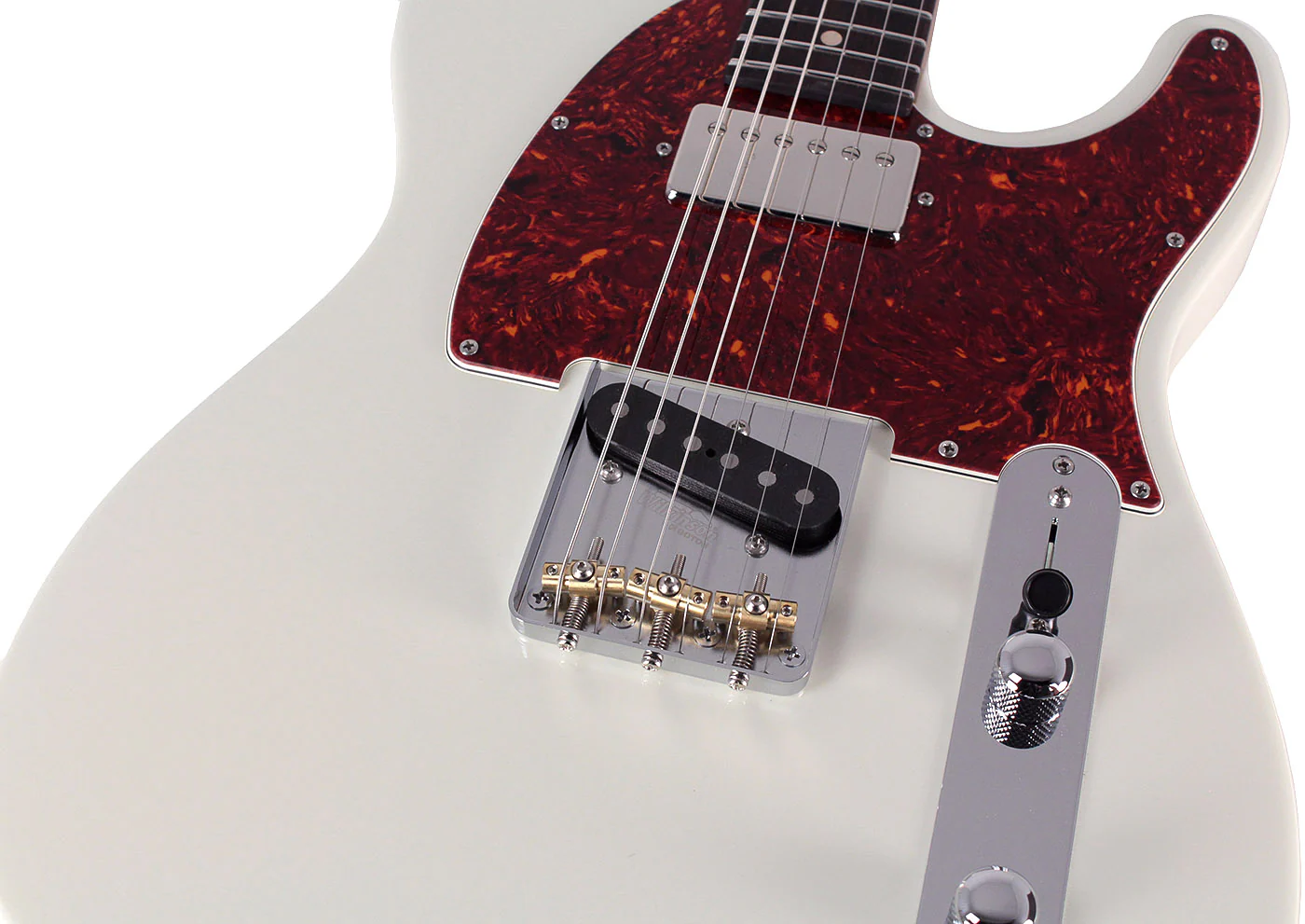 Suhr Classic T HS Roasted Select Guitar, Flamed, Rosewood, Olympic White - Image 3