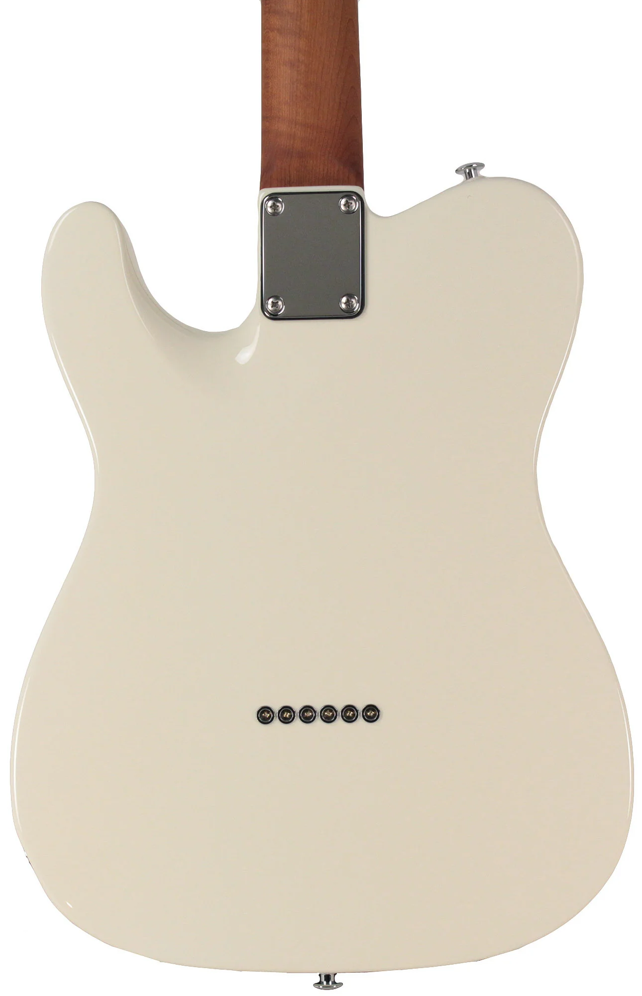 Suhr Classic T HS Roasted Select Guitar, Flamed, Rosewood, Olympic White - Image 6