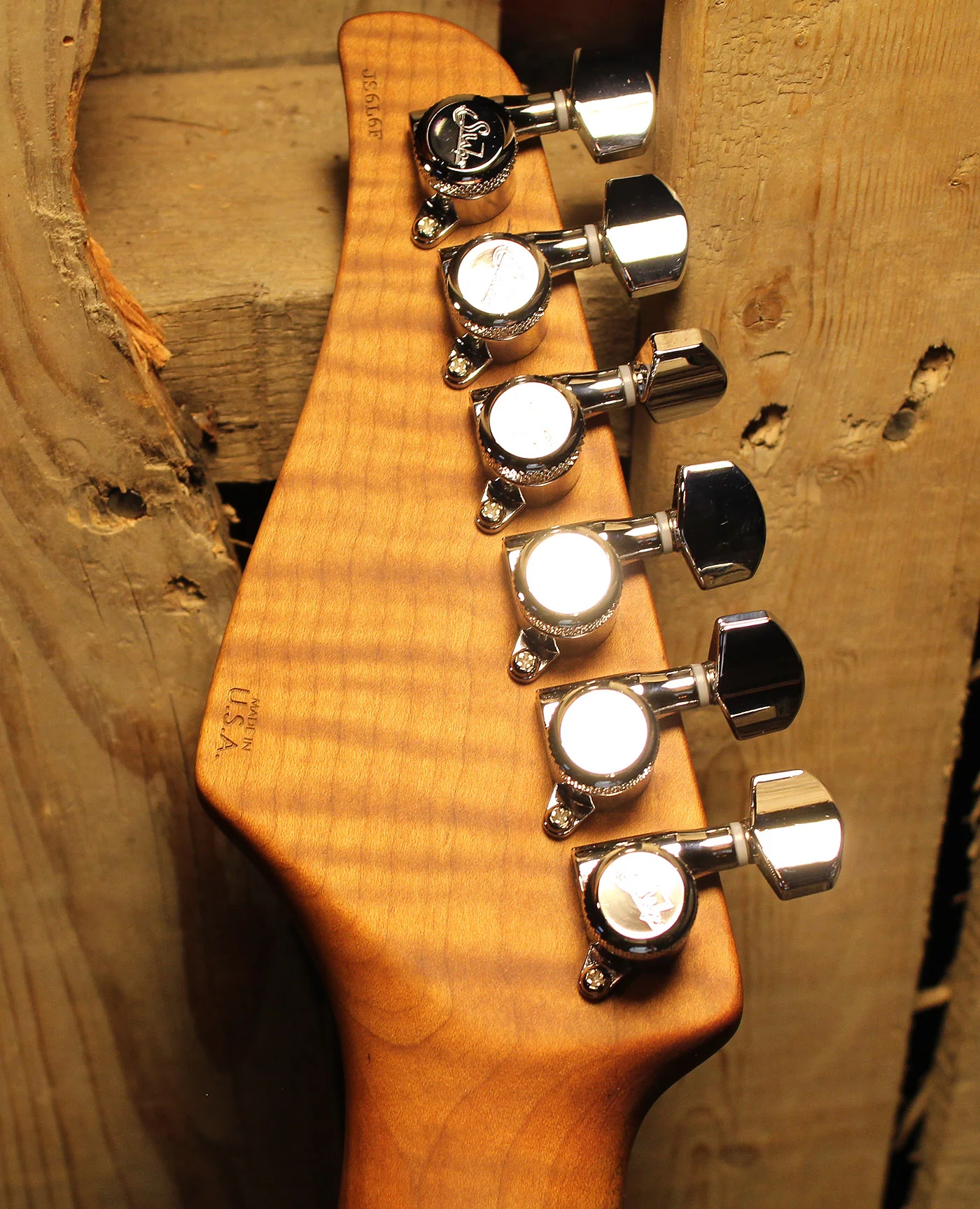 Suhr Classic T HS Roasted Select Guitar, Flamed, Rosewood, Olympic White - Image 11