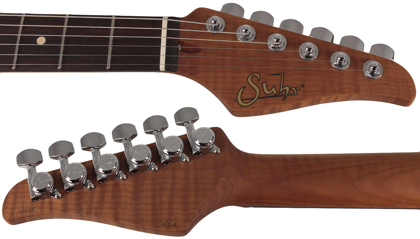 Suhr Classic T HS Roasted Select Guitar, Flamed, Rosewood, Olympic White - Image 7