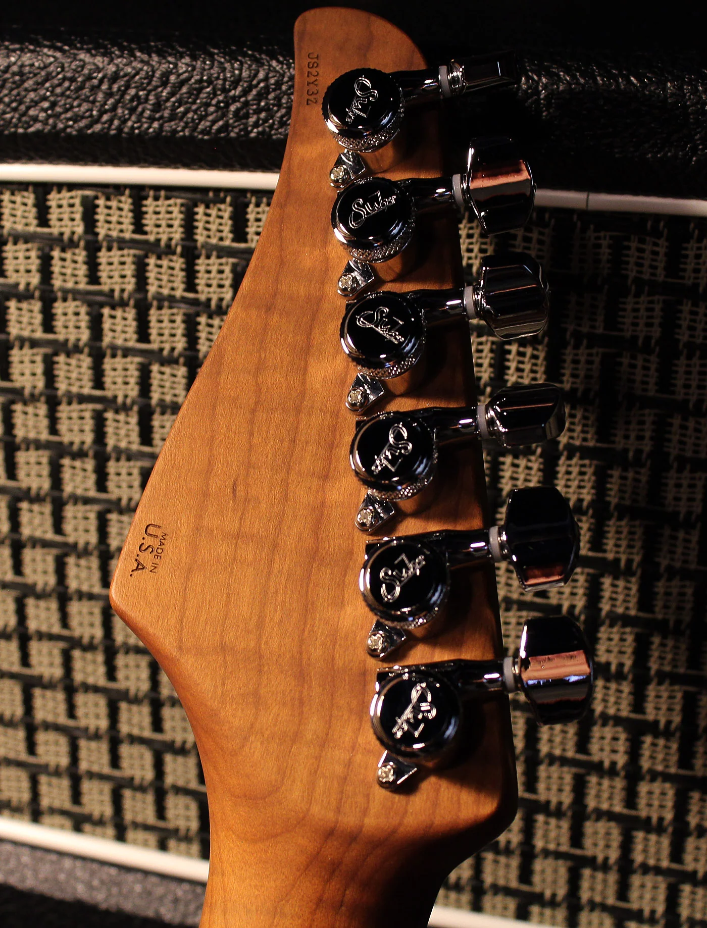 Suhr Select Classic T HS Guitar, Roasted Body and Neck, Flamed, Rosewood, Shell Pink - Image 11