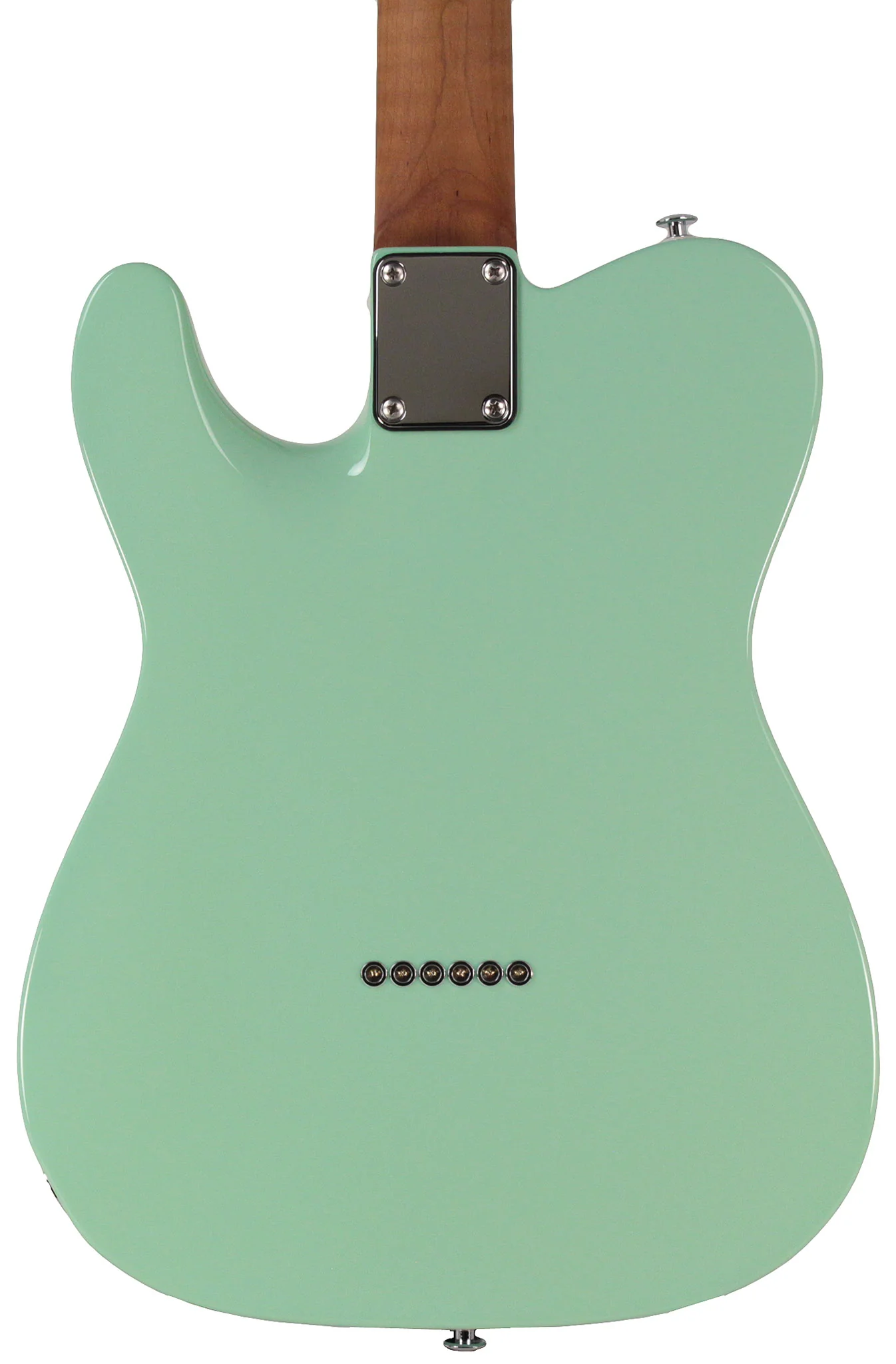 Suhr Select Classic T HS Guitar, Roasted Body and Neck, Flamed, Rosewood, Surf Green - Image 6