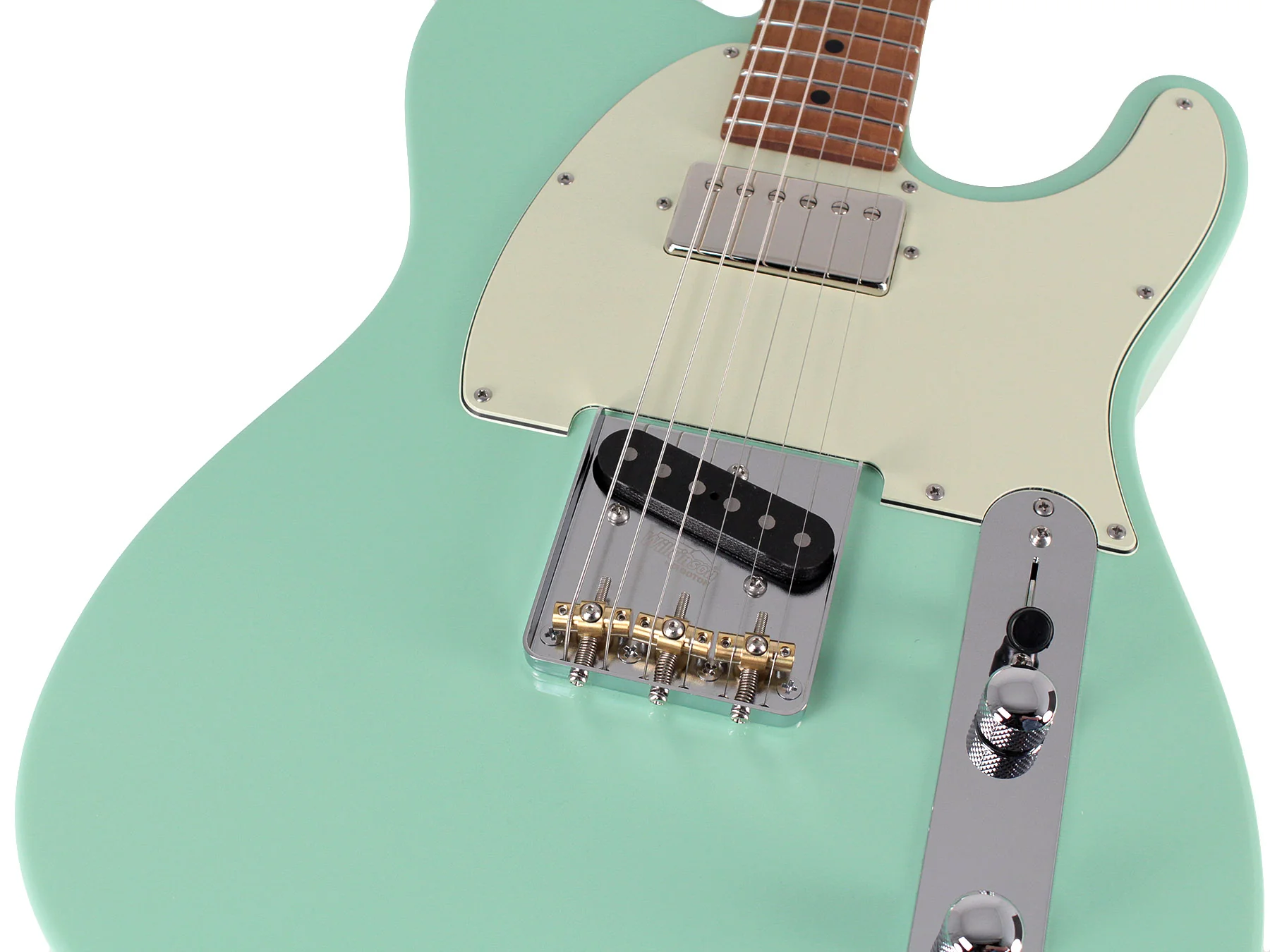 Suhr Classic T HS Roasted Select Guitar, Maple, Surf Green - Image 3