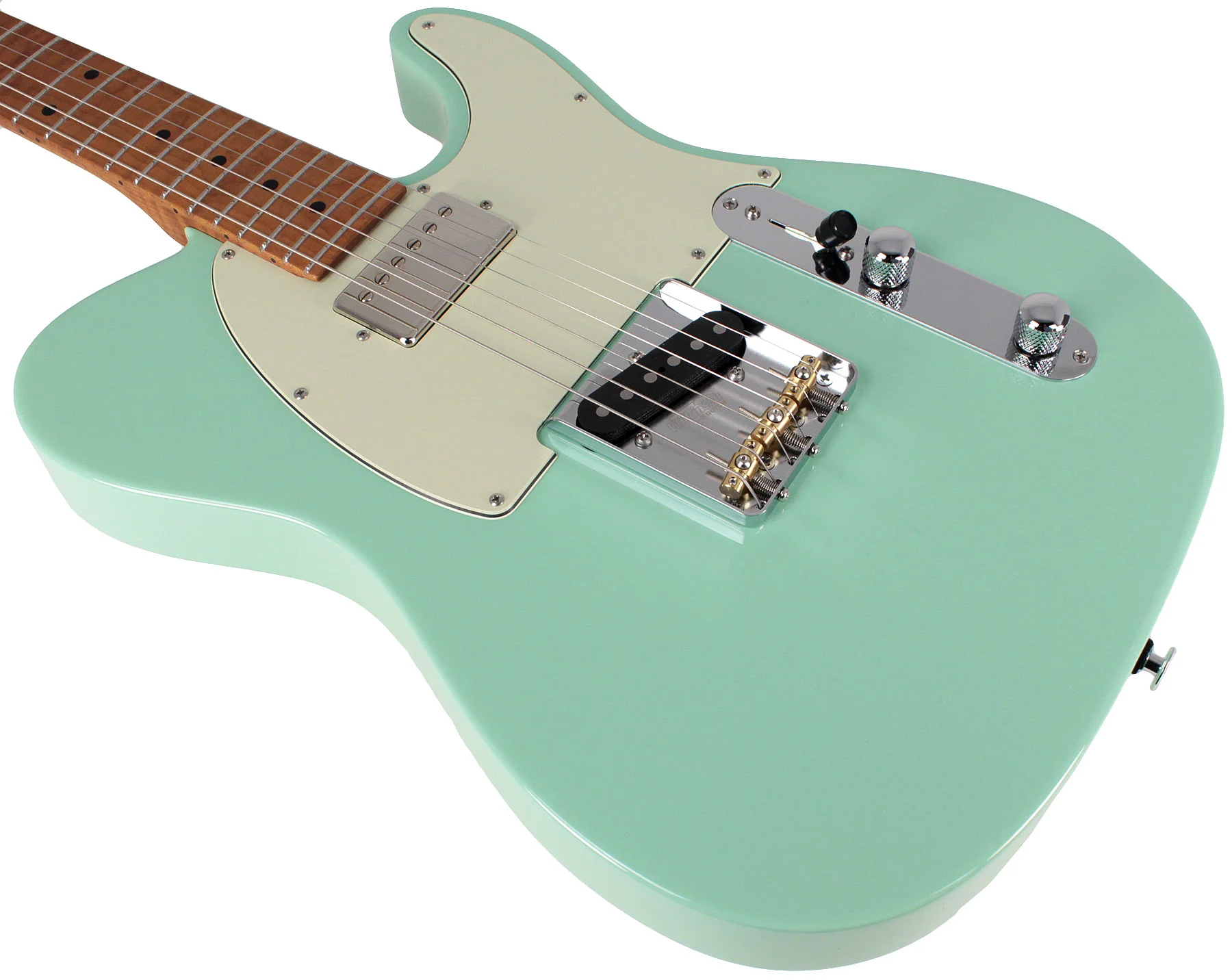 Suhr Classic T HS Roasted Select Guitar, Maple, Surf Green - Image 4
