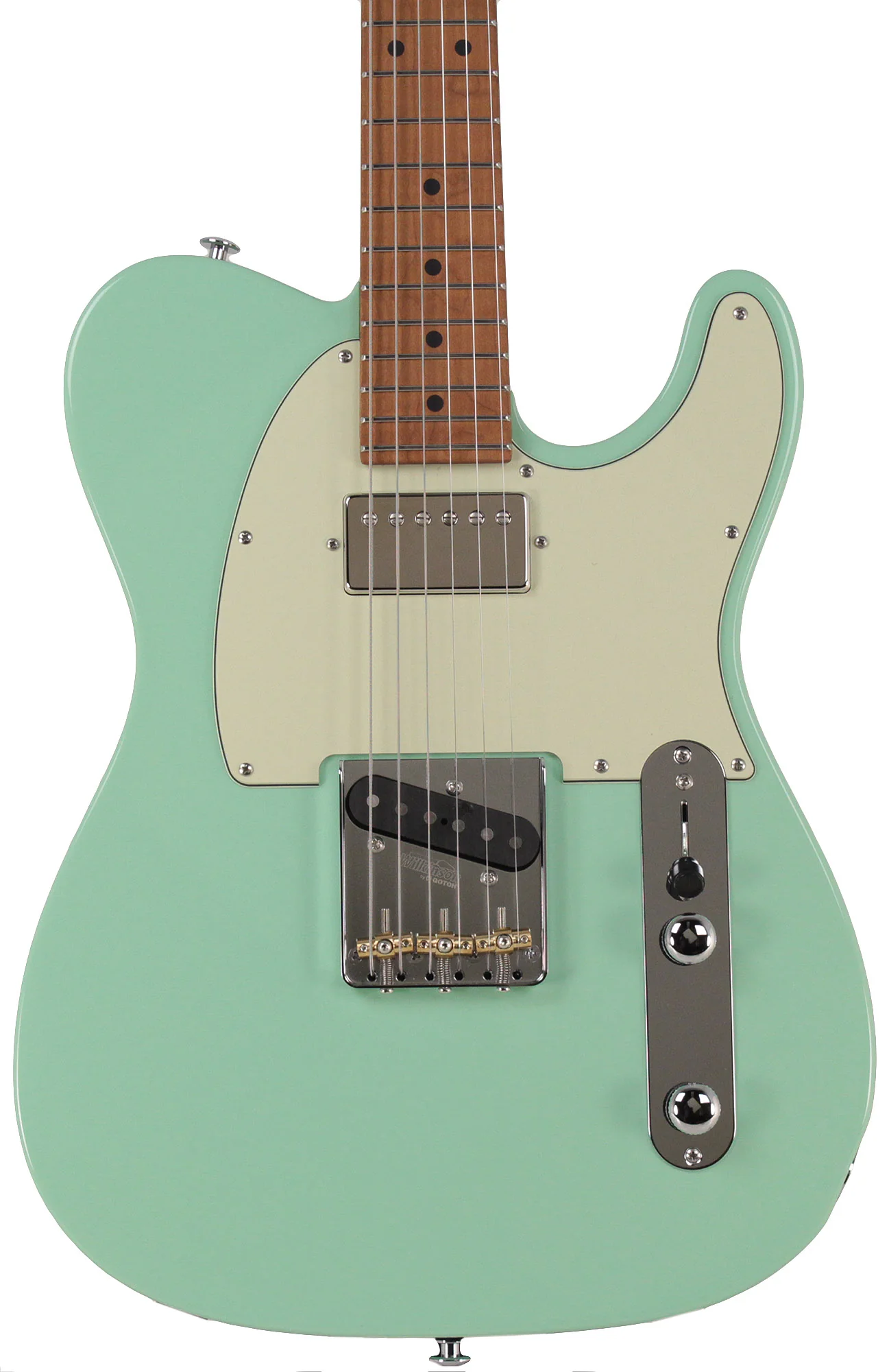 Suhr Classic T HS Roasted Select Guitar, Maple, Surf Green - Image 5