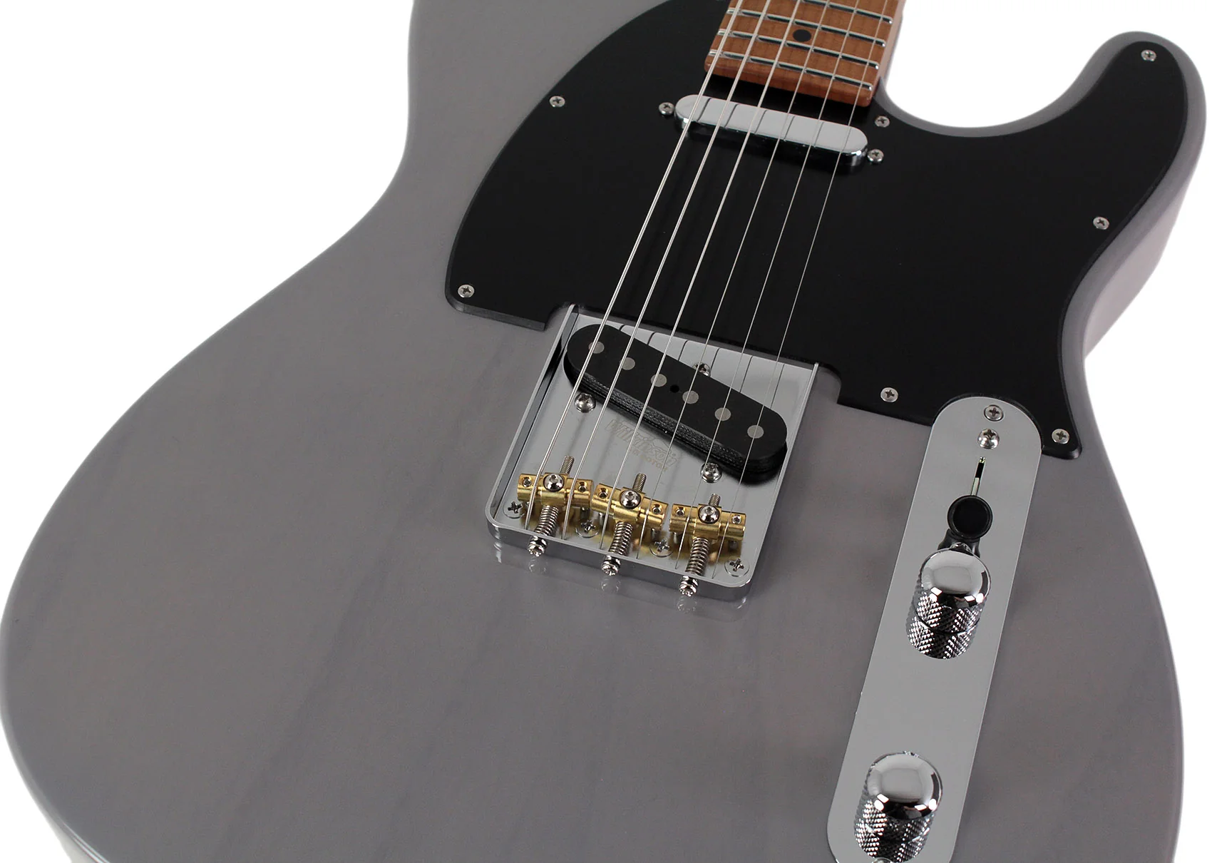 Suhr Limited Edition Classic T Paulownia, Trans Gray, Hardshell Case - Image 3